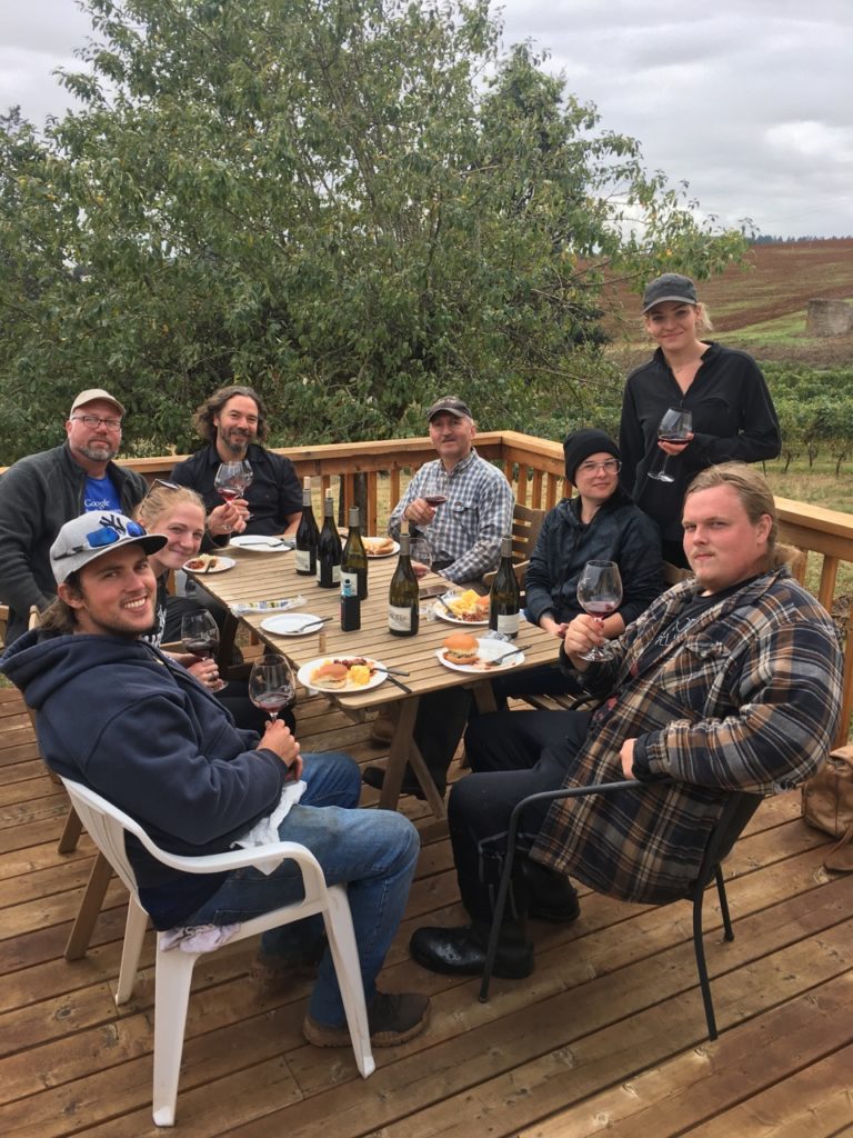 Torii Mor harvest crew 2017